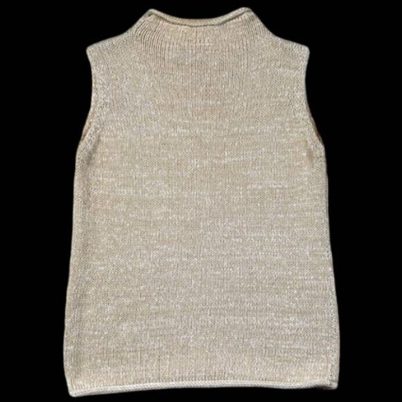 Cream Sleeveless Top | Size L - Picture 2 of 3